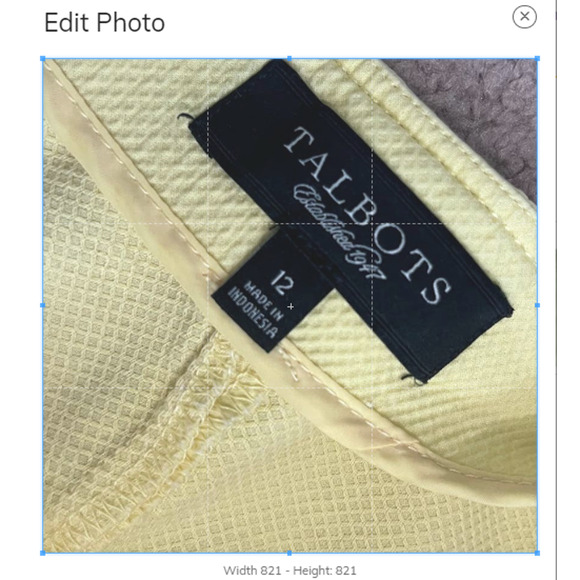 Yellow Tallbots Classic Side Zip Business Slacks 12 - Picture 5 of 6